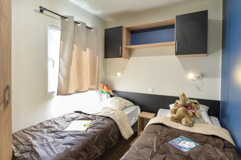 Mobil-Home Camelot Premium 32M² (2 Chambres) + Grande Terrasse Couverte/ Zone Piétonne