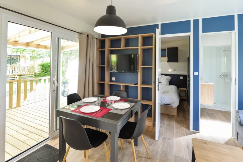 Mobil-Home Camelot Premium 32M² (2 Chambres) + Grande Terrasse Couverte/ Zone Piétonne