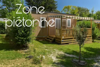 Mietunterkunft - Mobilheim Caélia Standard 27M² (2 Zimmer) + Überdachte Terrasse - Flower Camping le Kergariou