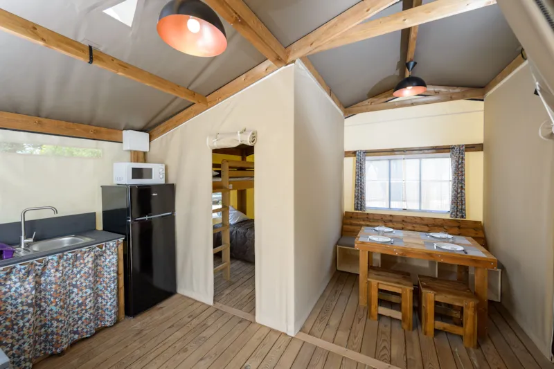 Cabane D'uther Confort 27M² (2 Chambres) + Terrasse Semi-Couverte