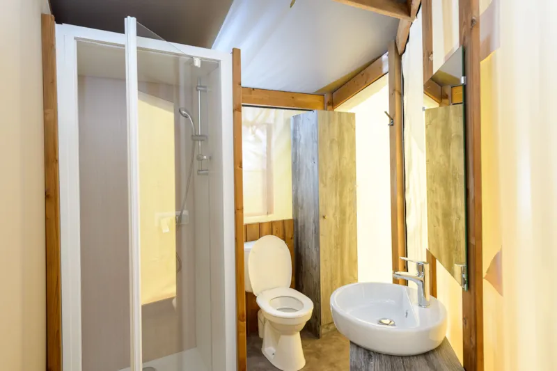 Cabane D'uther Confort 27M² (2 Chambres) + Terrasse Semi-Couverte