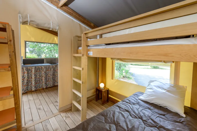 Cabane D'uther Confort 27M² (2 Chambres) + Terrasse Semi-Couverte