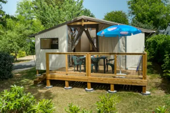 Mietunterkunft - Hütte Uther Confort 27M² (2 Zimmer) - Flower Camping le Kergariou