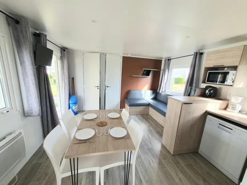 Mobil-Home Morgane Premium 33M² (2 Chambres) + Terrasse Couverte