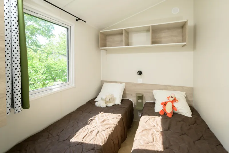 Mobil-Home Yvain Confort 27M² (2 Chambres) + Terrasse Couverte + Tv / Zone Piétonne