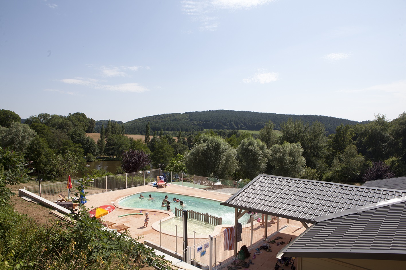 Bathing Camping La Fougeraie - Saint Léger De Fougeret