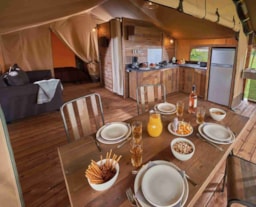 Mietunterkunft - Grand Comfort Lodge - Camping LA FOUGERAIE