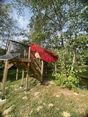 Mietunterkunft - Cocon Pilotis - Camping LA FOUGERAIE
