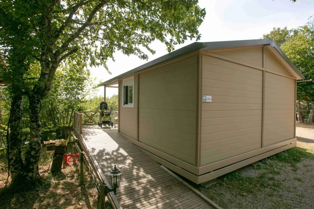 Mietunterkunft - Chalet Studio Behindertengerecht - Camping LA FOUGERAIE