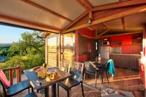 Locatif - Cabin Ciela Confort - 2 bedrooms - Camping Le Pommier