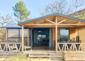 Locatif - Cabin Ciela Confort - 3 bedrooms - Camping Le Pommier