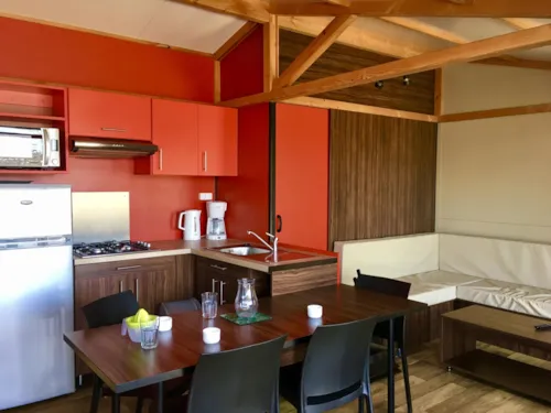 Location - Chalet Ciela Confort - 3 Chambres - image n°2 - Camping Le Pommier