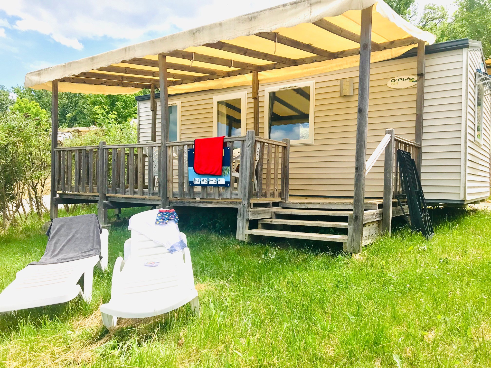 Location - Mobil Home Ciela Family - 2 Chambres - Camping Le Pommier