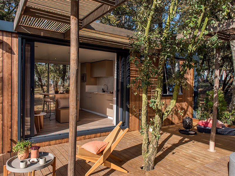Accommodation - Mobile-Home Ciela Prestige Tribu Jacuzzi  - 4 Bedrooms - Camping Le Pommier