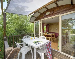 Locatif - Ciela  Roulotte - 2 bedrooms - Camping Le Pommier