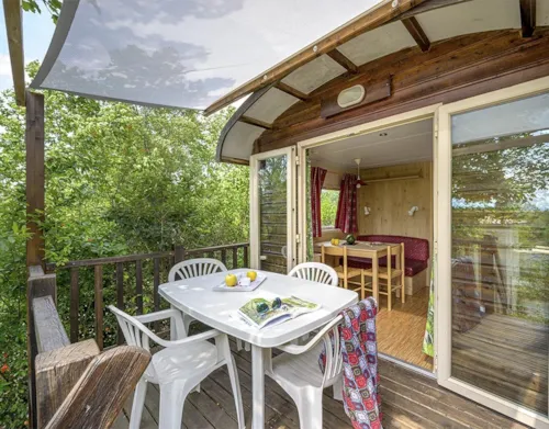 Location - Ciela Roulotte -  2 Chambres - image n°1 - Camping Le Pommier