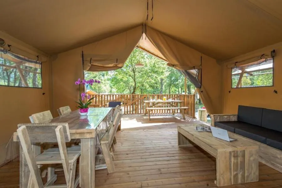 Tente Ciela Nature Lodge - 2 chambres - Cuisine équipée – Salle de bain