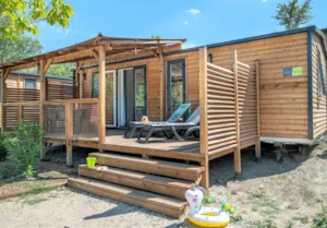 Locatif - Mobil home Ciela Privilège - 3 bedrooms - Dishwasher, barbecue - Camping Le Pommier
