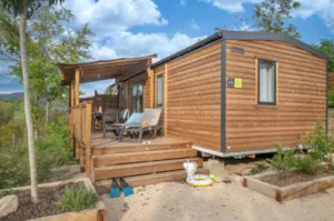 Locatif - Mobil home Ciela Privilège - 4 bedrooms - 2 bathrooms - Dishwasher, barbecue - Camping Le Pommier