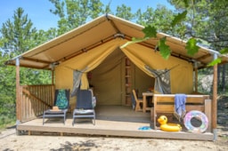 Location - Tente Ciela Nature - 2 Chambres ( Sans Sanitaire) - Camping Le Pommier