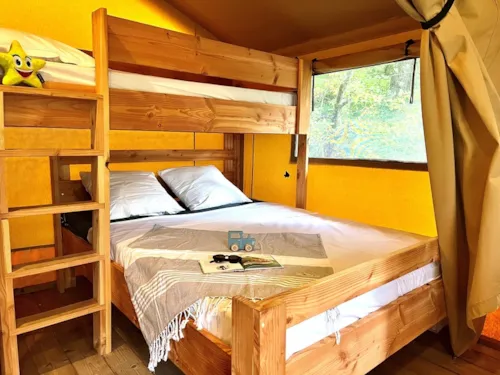 Location - Tente Ciela Nature - 2 Chambres (Sans Sanitaire) - image n°6 - Camping Le Pommier