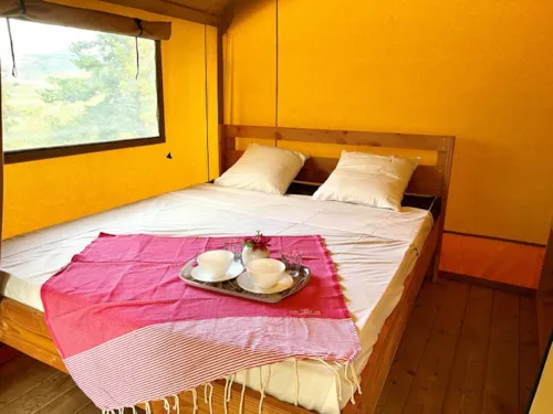 Location - Tente Ciela Nature - 2 Chambres (Sans Sanitaire) - image n°5 - Camping Le Pommier