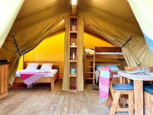 Location - Tente Ciela Nature - 2 Chambres (Sans Sanitaire) - image n°2 - Camping Le Pommier