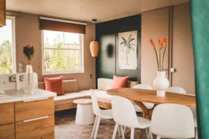 Locatif - Mobil-home Ciela Exception SPA - 2 bedrooms including 1 master suite - sheets, towels and plancha - Camping Le Pommier