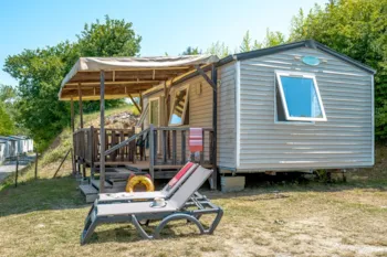Mietunterkunft - Mobilheim Ciela Confort Compact- - 2 Schlefzimmer   ( 4 Erwachsene +1 Kind ) - Camping Le Pommier