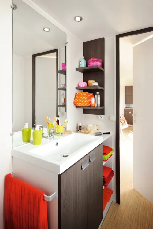 Location - Mobil Home Ciela Confort Compact - 3 Chambres - image n°6 - Camping Le Pommier