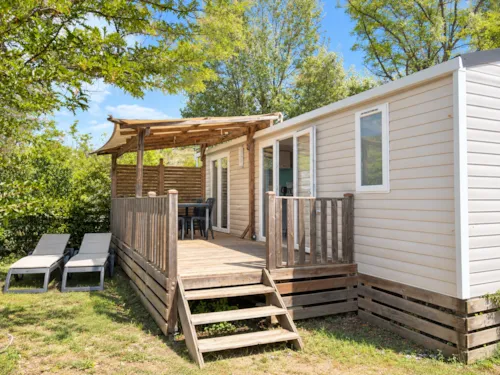 Huuraccommodatie(s) - Stacaravan Ciela Confort  - 2 Slaapkamers - image n°2 - Camping Le Pommier