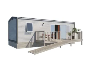 Mietunterkunft - Mobilheim - Behindertengerecht - Camping des Favards
