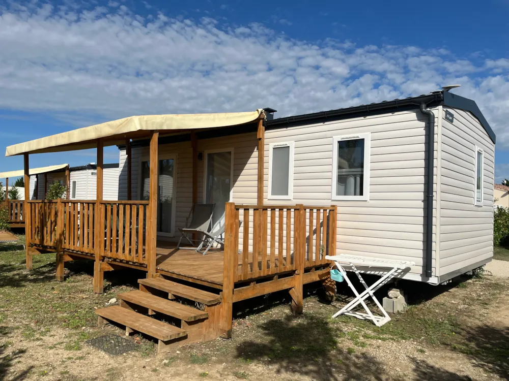Location - Mobil Home Confort + 2 Chambres - Camping des Favards