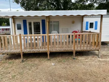 Mietunterkunft - Mobilheim 25/33 M² + Terras - Camping Le Grearn