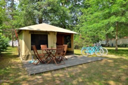Location - Lodge Nature  - 2 Chambres-Sans Sanitaire - Camping Seasonova Etang de la Vallée