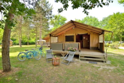 Location - Lodge Victoria - 2 Chambres-Avec Sanitaire - Camping Seasonova Etang de la Vallée