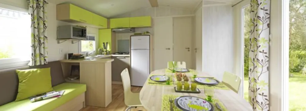 Location - Cottage 3 Chambres - Camping Seasonova Etang de la Vallée