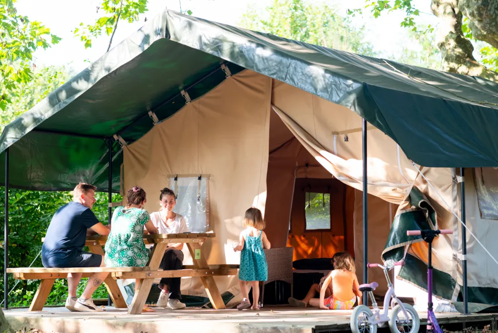 Huuraccommodatie(s) - Safari Lodge - Camping de Thoissey - Val de Saône