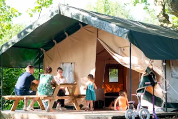 Mietunterkunft - Safari Lodge - Camping de Thoissey - Val de Saône