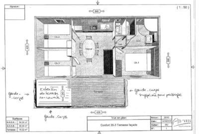 Chalet Confort 3 bedrooms 35m² + terrace
