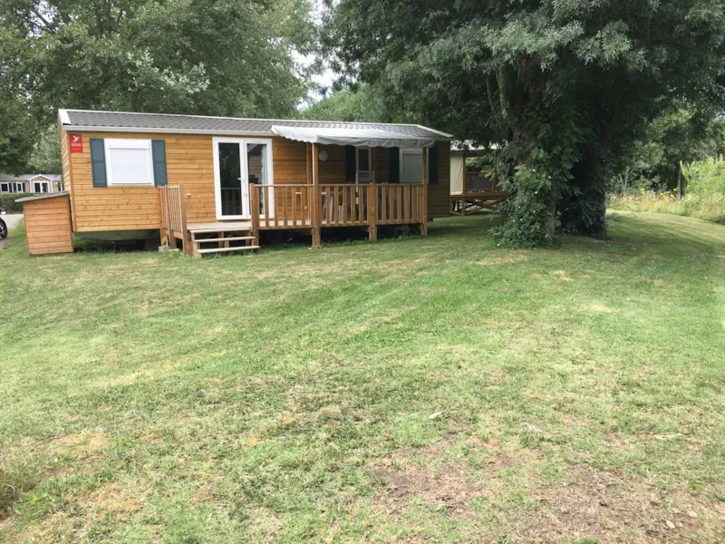 Mobil Home Premium 4 Chambres 40M² + Terrasse Semi-Couverte + Tv + Lv