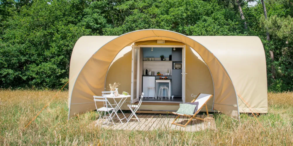 Mietunterkunft - Coco Sweet 2 Zimmer 16M² (Ohne Sanitäranlagen) - Flower Camping du Port Caroline