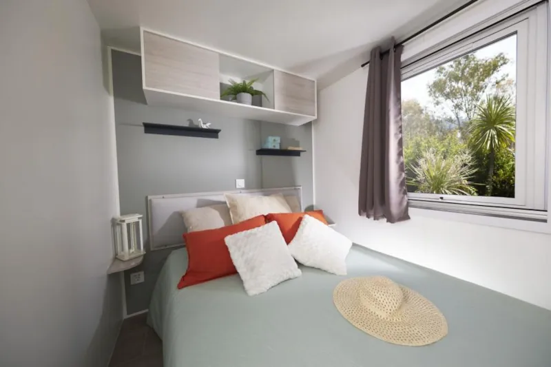 Mobil Home Premium 4 Chambres 40M² + Terrasse Semi-Couverte + Tv + Lv