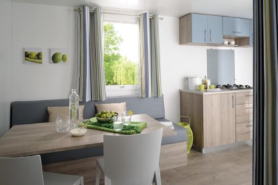 Mobile home Premium 3 bedrooms 38m² + terrace + dishwacher + TV