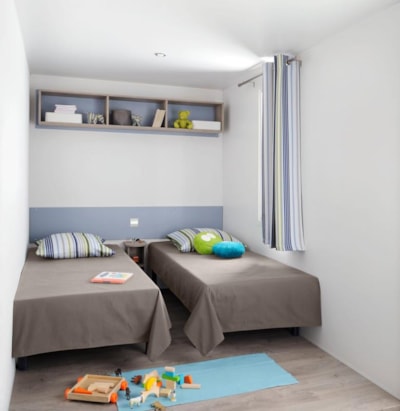 Mobile home Premium 3 bedrooms 38m² + terrace + dishwacher + TV