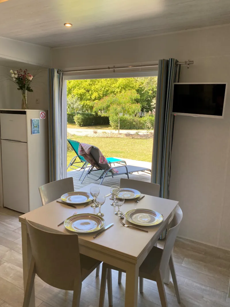 Homeflower Premium 3 Chambres 30.5M² + Terrasse Semi-Couverte + Tv + Lv