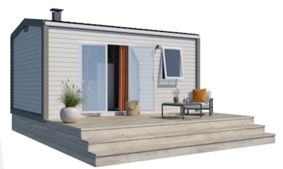 Mobile-home Standard 1 bedroom 18m² + terrace + TV