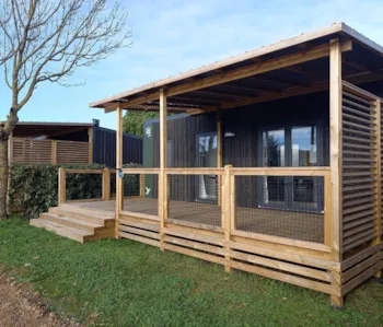 Mietunterkunft - Homeflower Premium 2023 - 2 Zimmer 29M² + Terrasse + Dishwacher + Tv - Flower Camping du Port Caroline