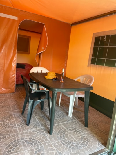 Canvas bungalow Standard 2 bedrooms 25m² (without toilet blocks)