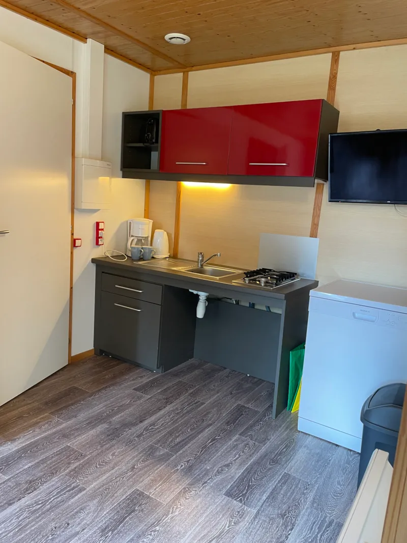 Chalet Confort Pmr 2 Chambres 35M² + Terrasse Intégrée + Tv